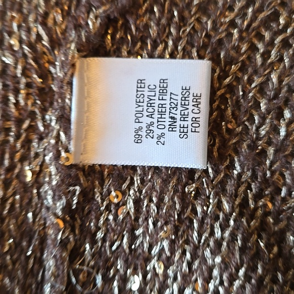 Apt 9 Sparkle Cardigan Size XL - Picture 3 of 8